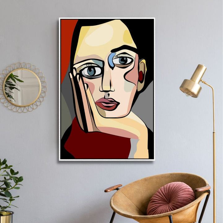 Lost in Thoughts Cubism Style Art - Designity Art