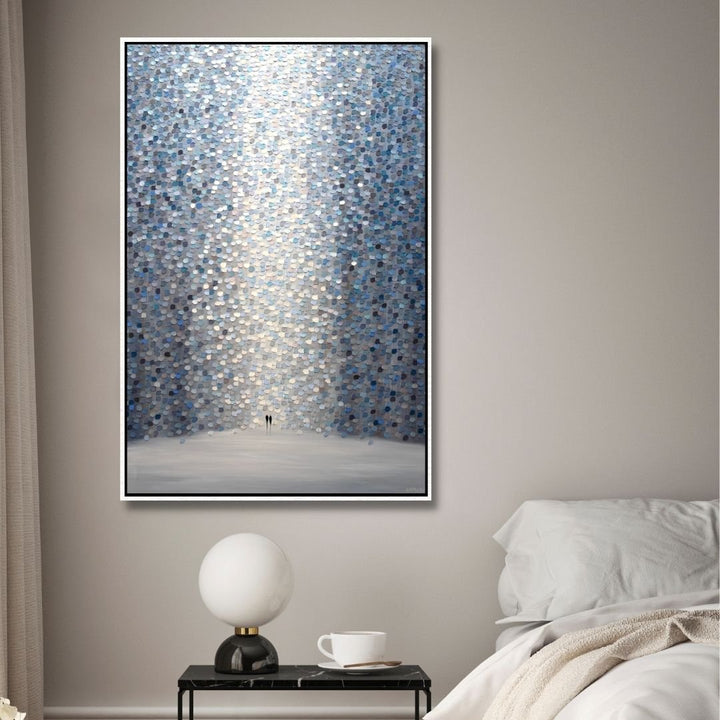 "Love in The Moonlight" Canvas Wall Art - Designity Art