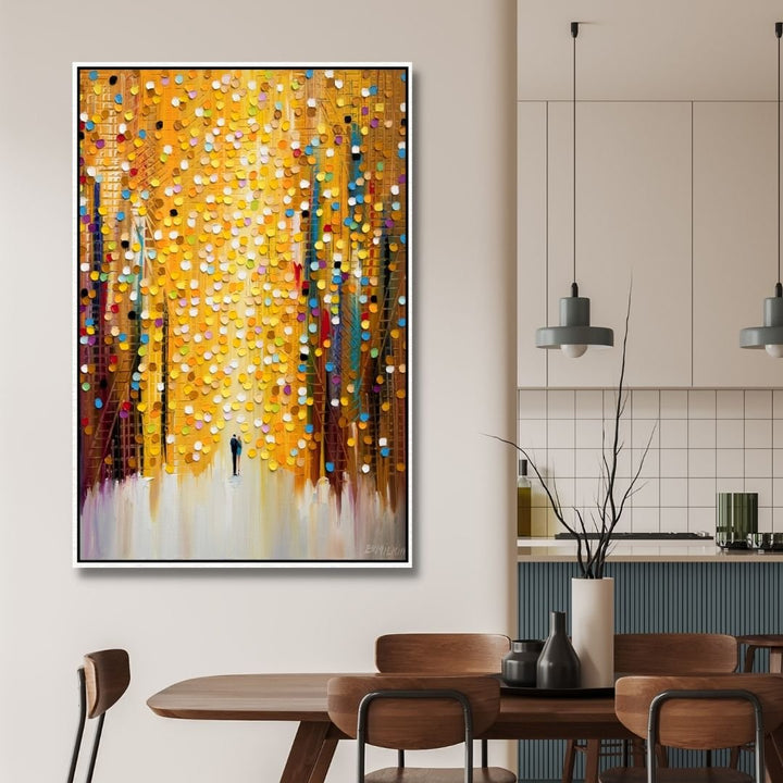 Lovers Journey Abstract Canvas Wall Art - Designity Art