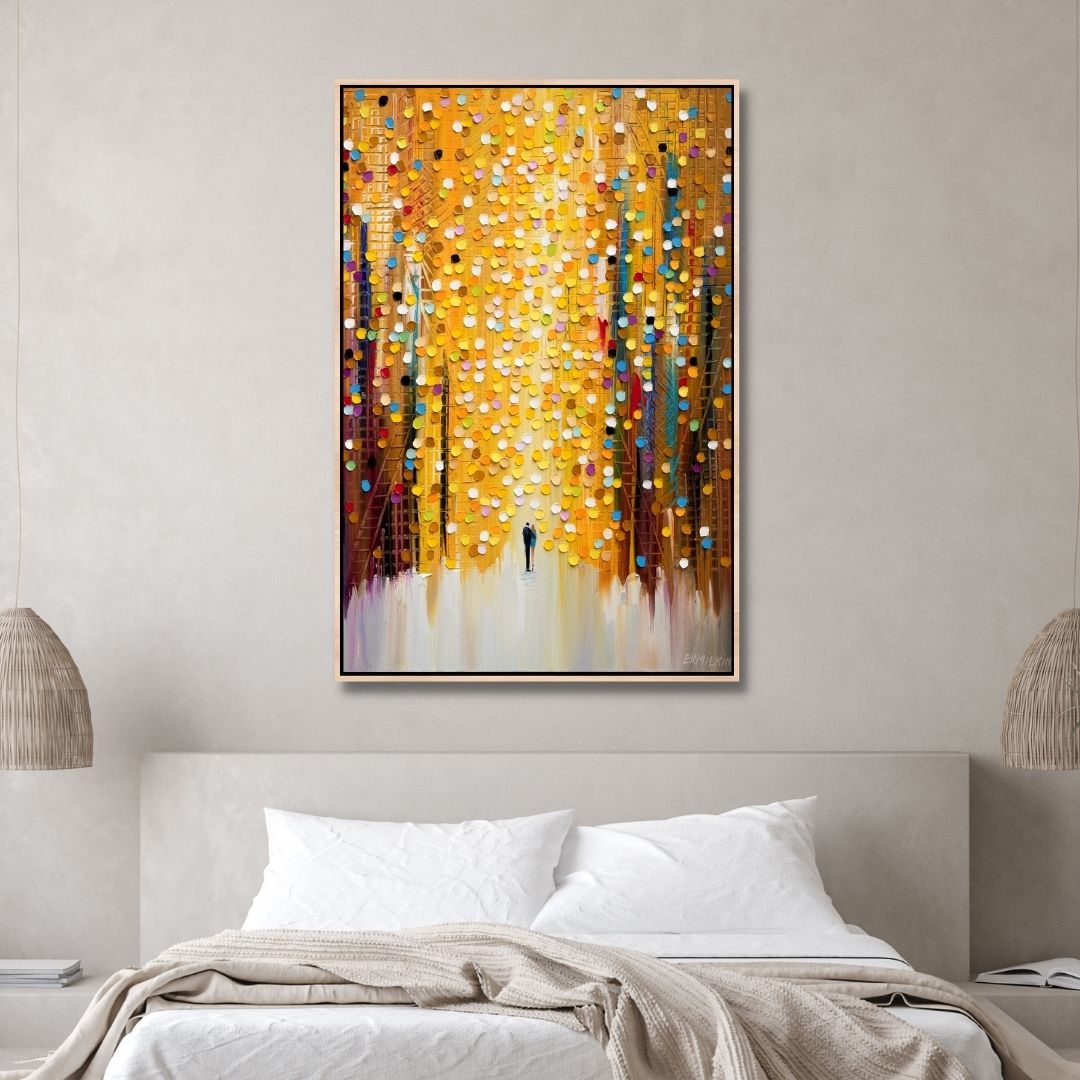 Lovers Journey Abstract Canvas Wall Art - Designity Art