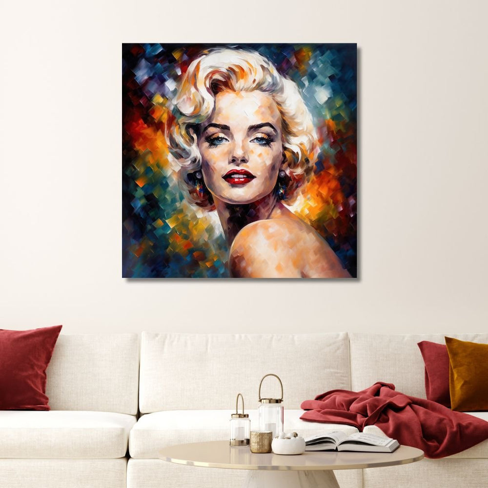Marilyn Monroe Canvas Wall Art - Designity Art
