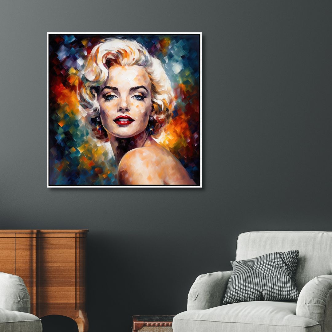 Marilyn Monroe Canvas Wall Art - Designity Art
