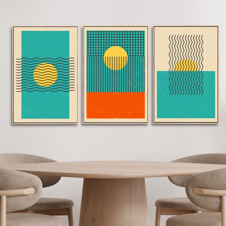 Minimal 20s Geometric Abstract Art - Designity Art