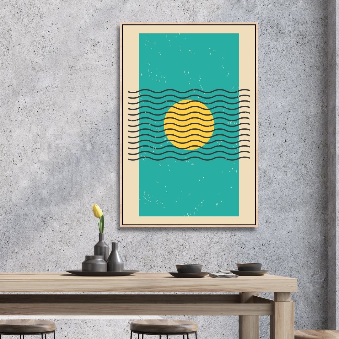 Minimal 20s Geometric Abstract Art - Designity Art