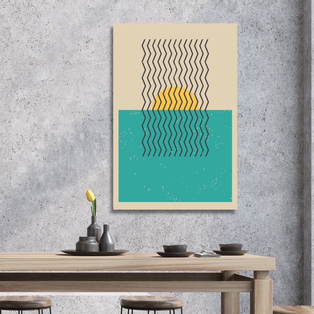 Minimal 20s Geometric Abstract Art - Designity Art