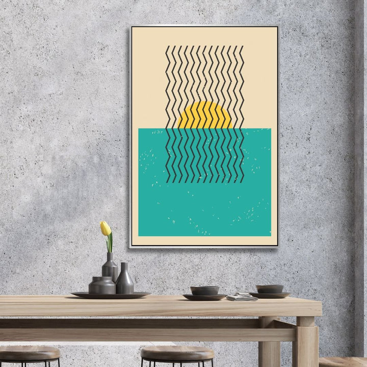 Minimal 20s Geometric Abstract Art - Designity Art