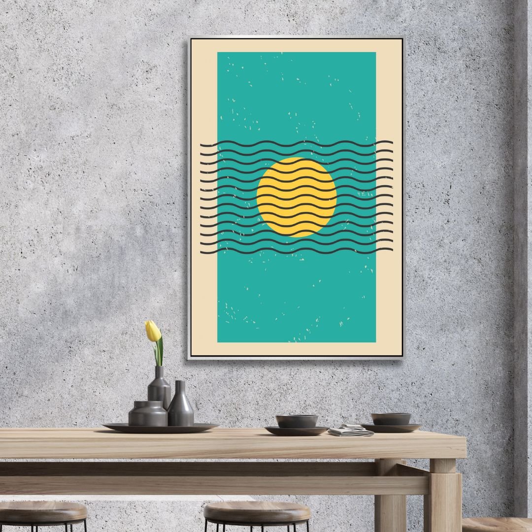 Minimal 20s Geometric Abstract Art - Designity Art