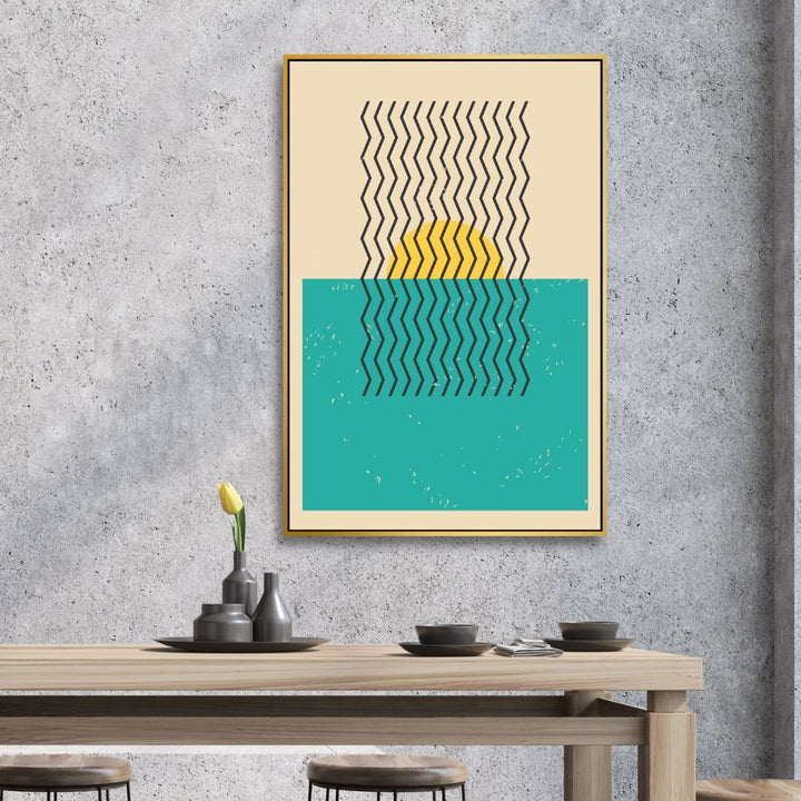 Minimal 20s Geometric Abstract Art - Designity Art