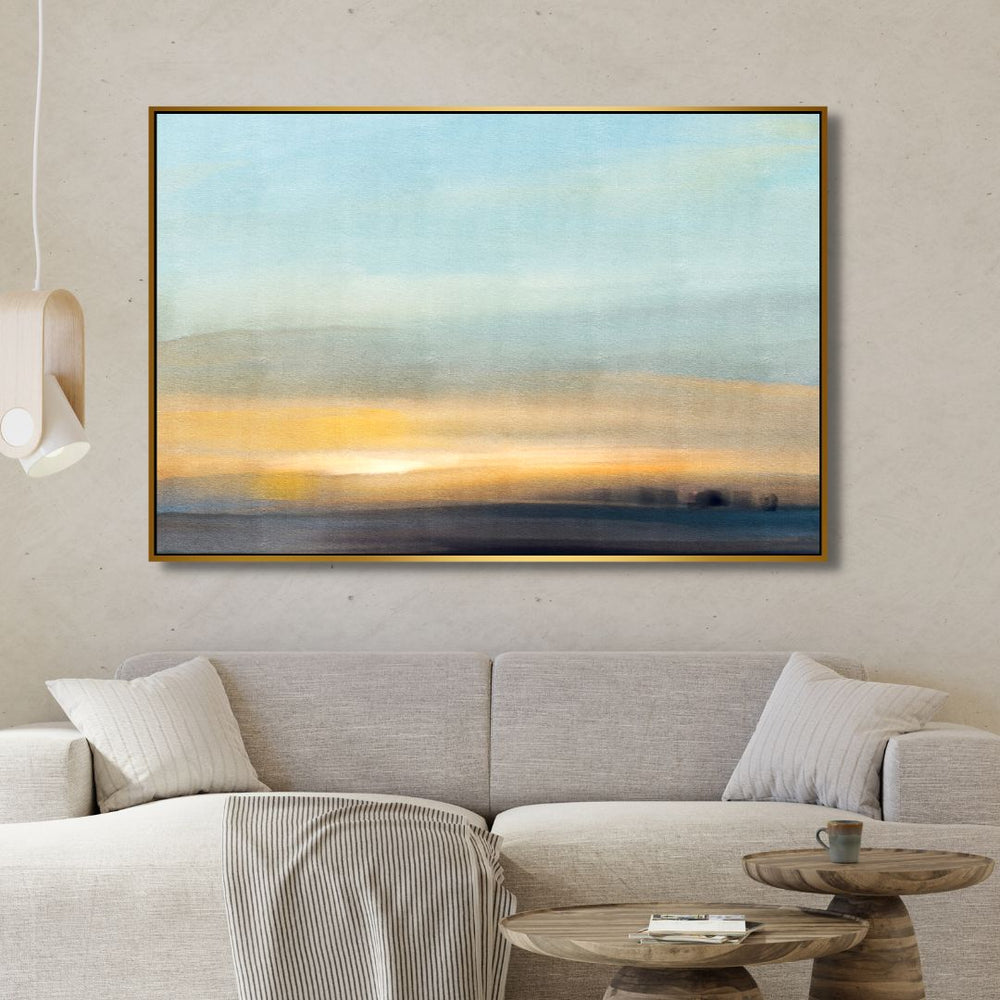 Minimalist Landscape Abstract Art - Designity Art