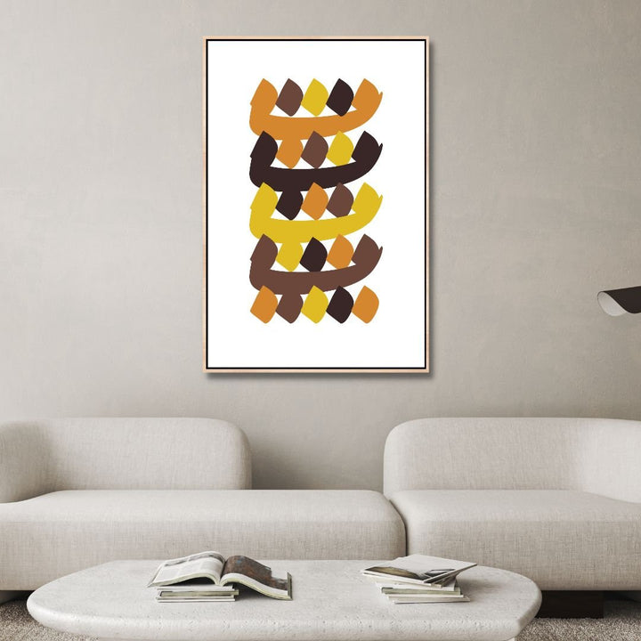 Persian Alphabet Abstract Canvas Art - Designity Art