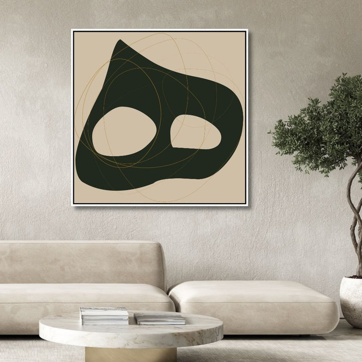 Persian Alphabet Typography Abstract Canvas Art - Designity Art