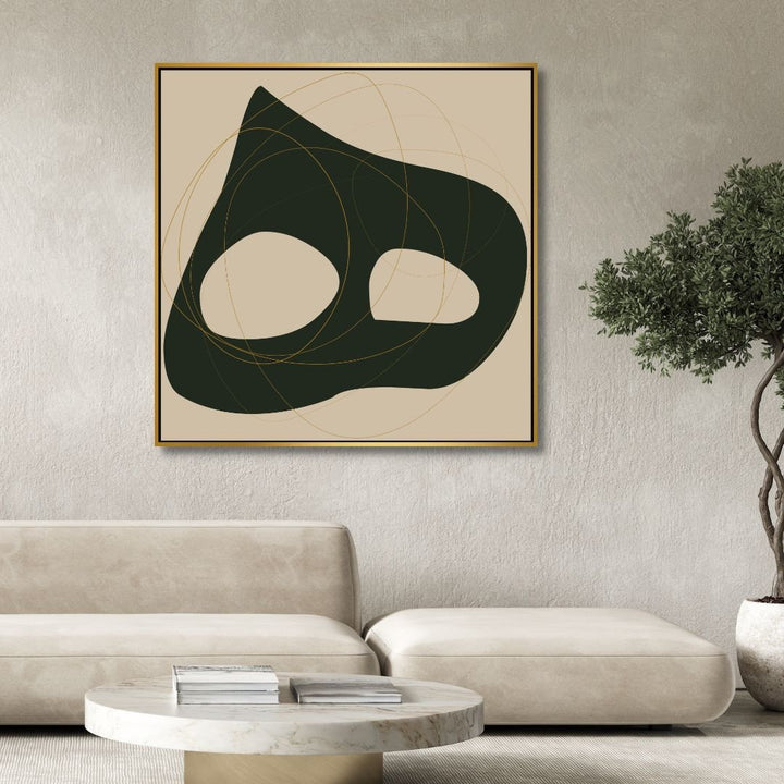 Persian Alphabet Typography Abstract Canvas Art - Designity Art