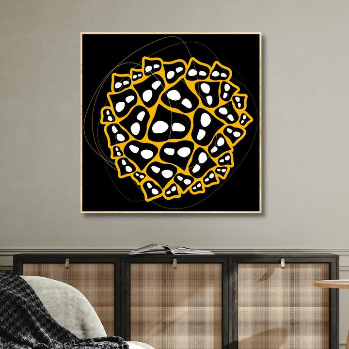 Persian Calligraphy Abstract Canvas Art - Designity Art