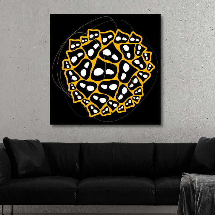 Persian Calligraphy Abstract Canvas Art - Designity Art