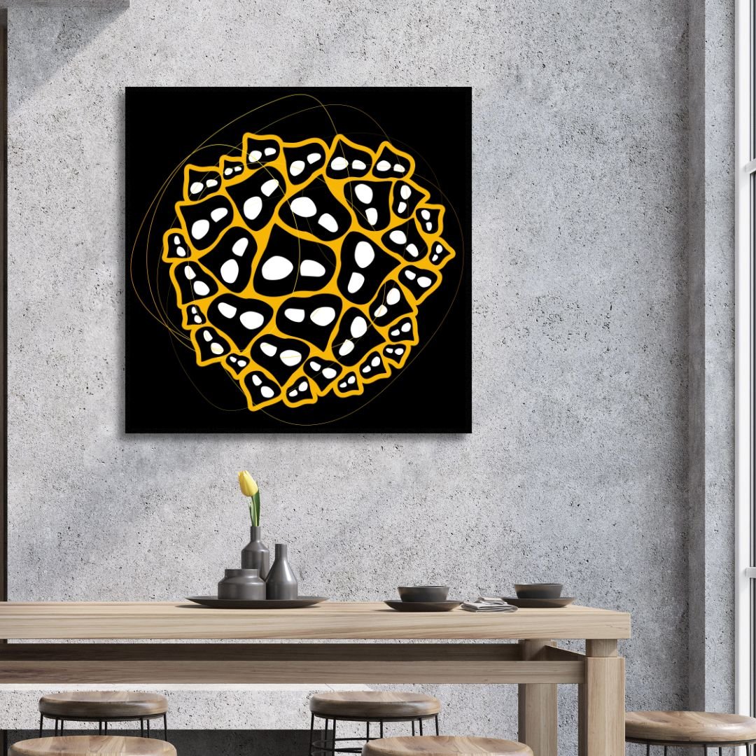 Persian Calligraphy Abstract Canvas Art - Designity Art