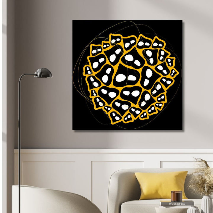 Persian Calligraphy Abstract Canvas Art - Designity Art