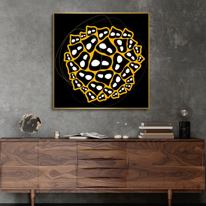 Persian Calligraphy Abstract Canvas Art - Designity Art