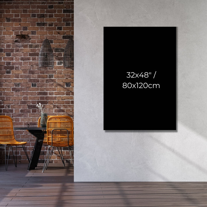 Persian Calligraphy "I can't go on living without you" Abstract Canvas Art - Designity Art