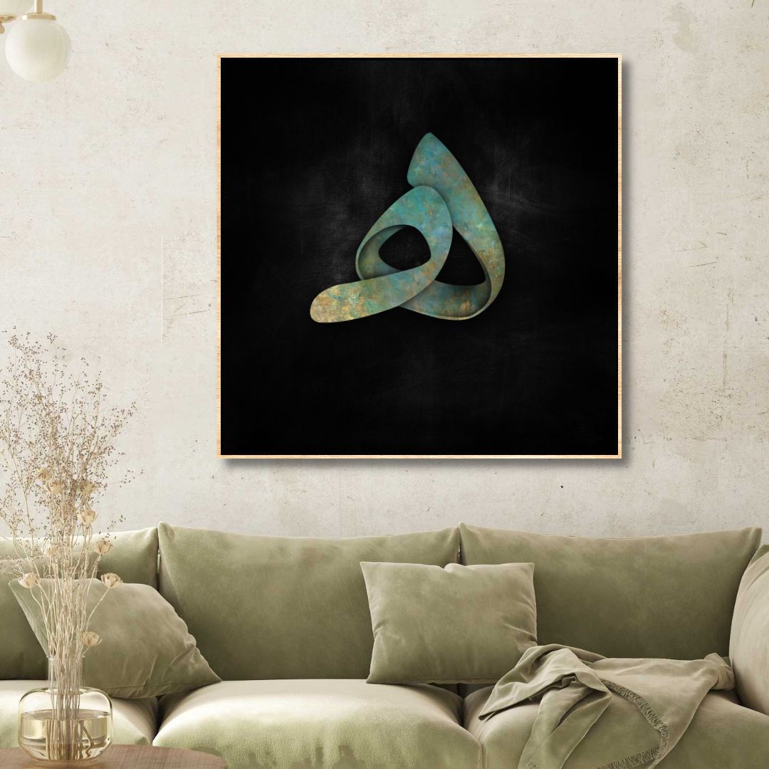 Persian Calligraphy/Typography Abstract Canvas Art - Designity Art