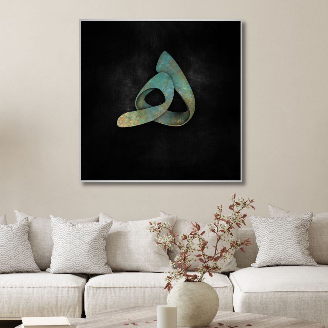 Persian Calligraphy/Typography Abstract Canvas Art - Designity Art