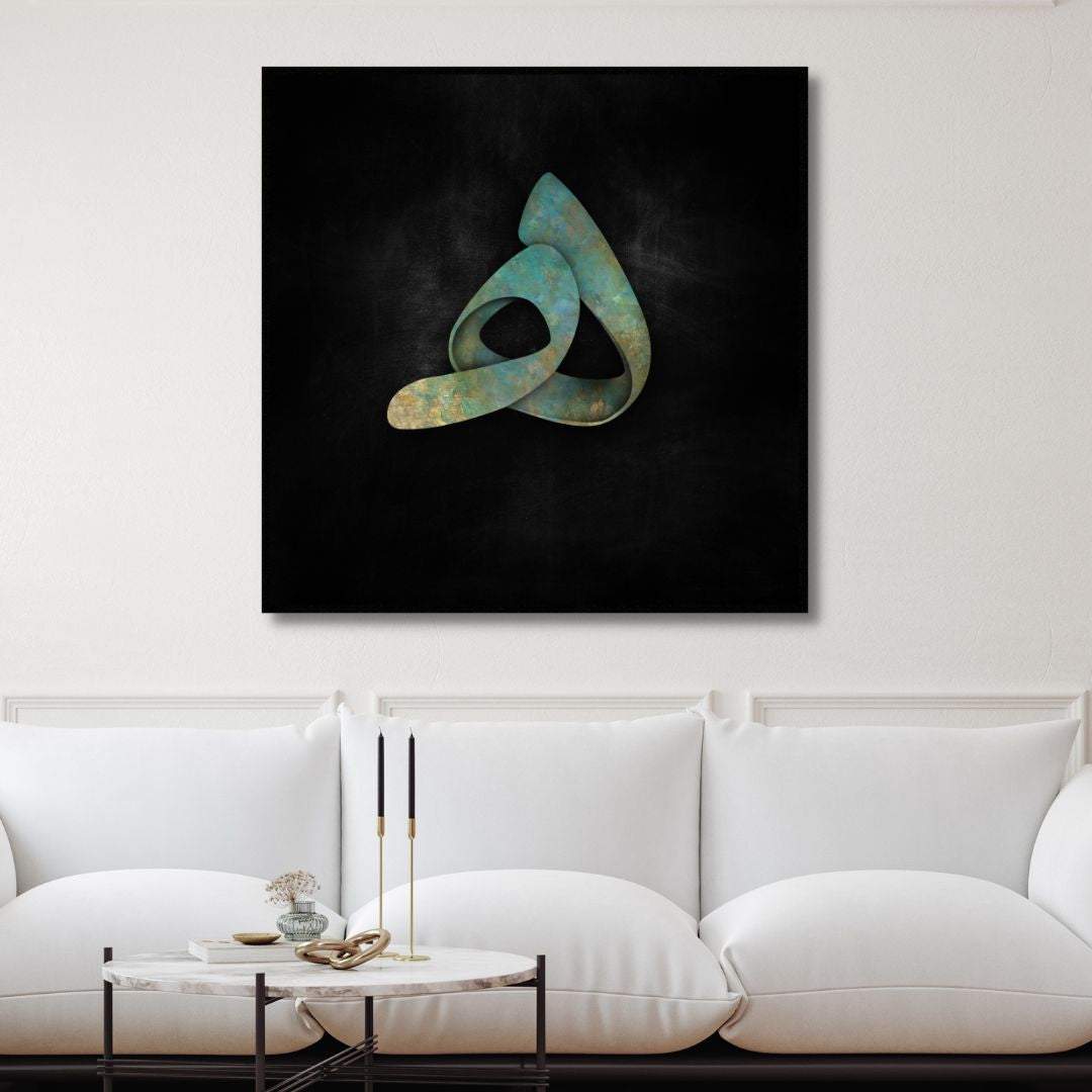 Persian Calligraphy/Typography Abstract Canvas Art - Designity Art