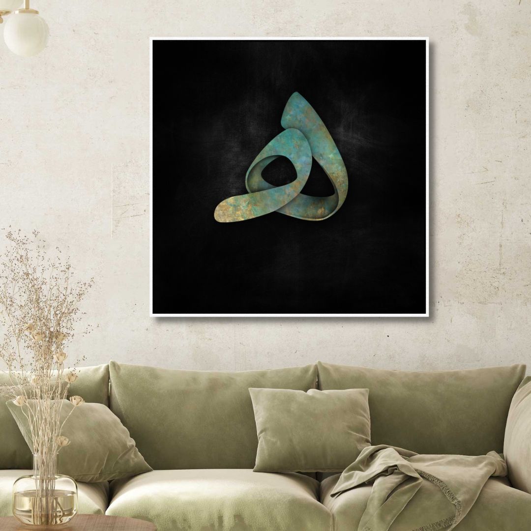 Persian Calligraphy/Typography Abstract Canvas Art - Designity Art