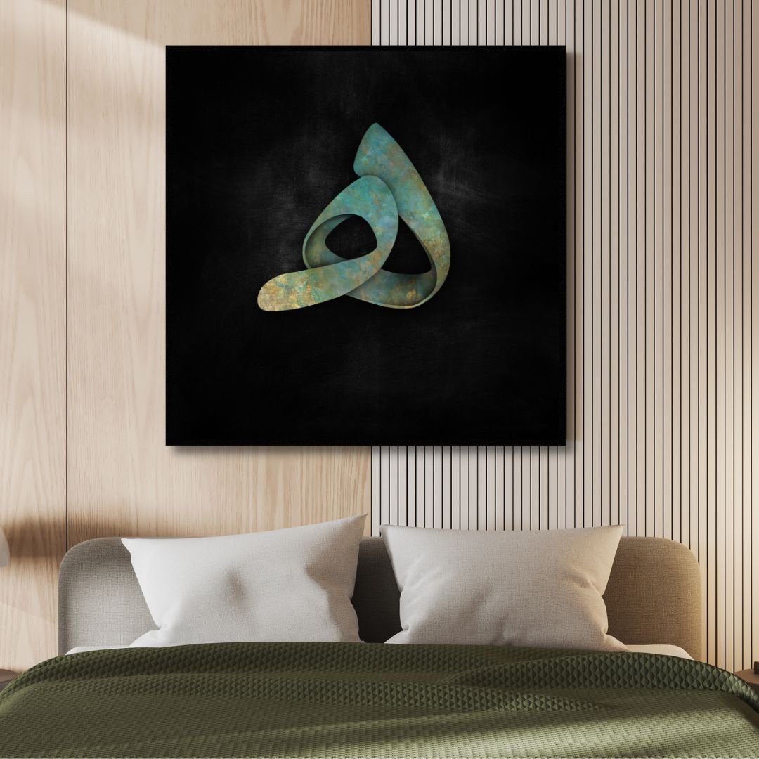 Persian Calligraphy/Typography Abstract Canvas Art - Designity Art