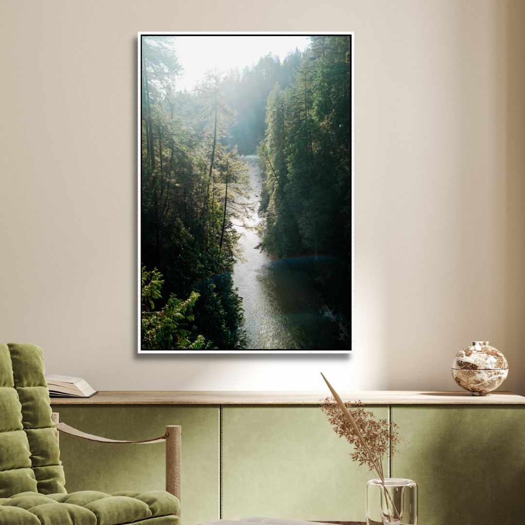 River View Canvas Art - Designity Art