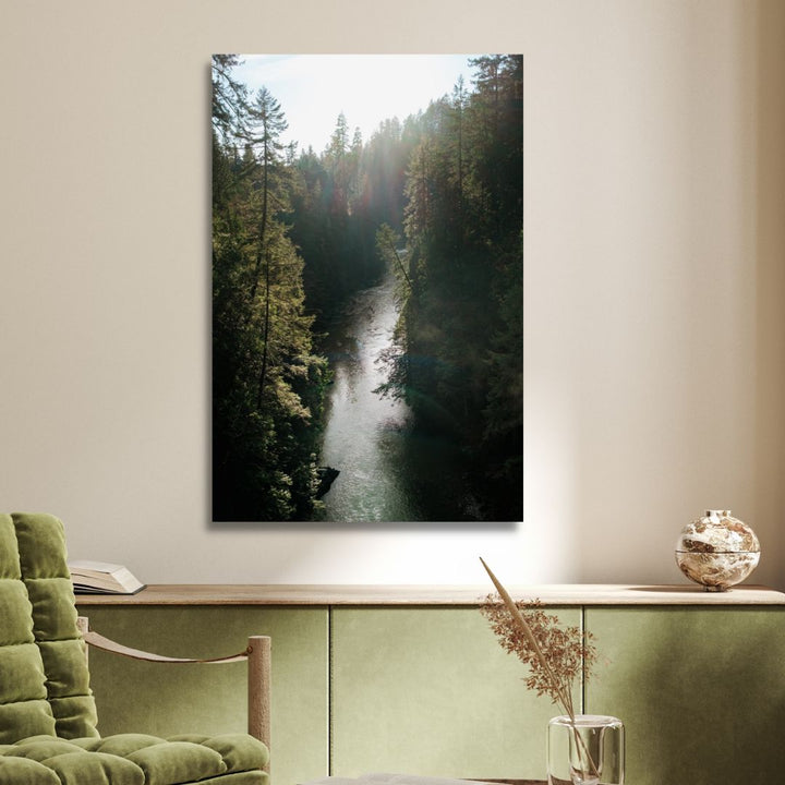 River View Canvas Art - Designity Art