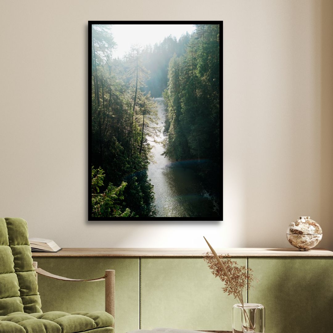 River View Canvas Art - Designity Art