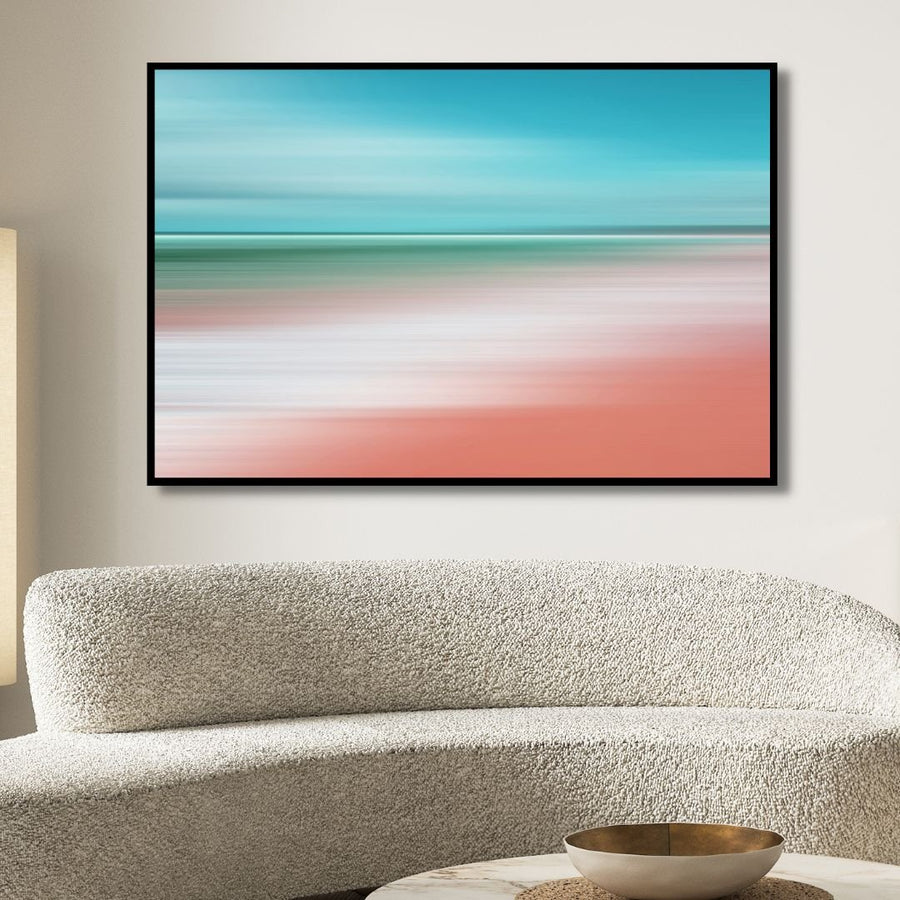 Seaside Abstract Canvas Wall Art - Designity Art