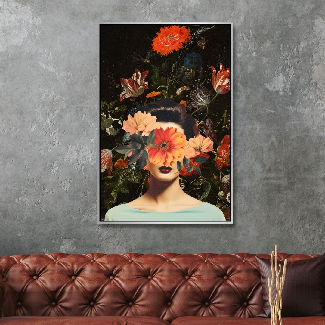 "Secret Garden" Flower Woman Pop Art - Designity Art