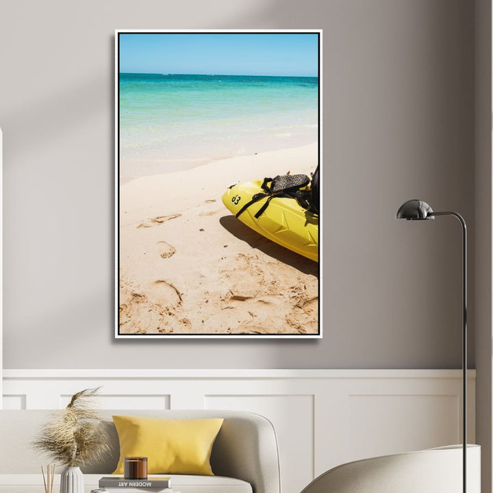 The Beach Canvas Art - Designity Art