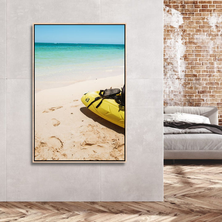 The Beach Canvas Art - Designity Art