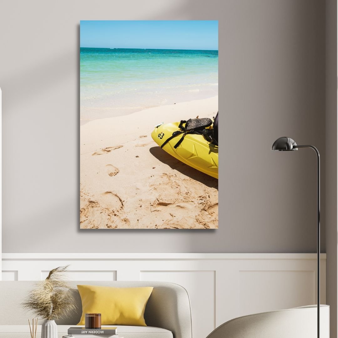 The Beach Canvas Art - Designity Art