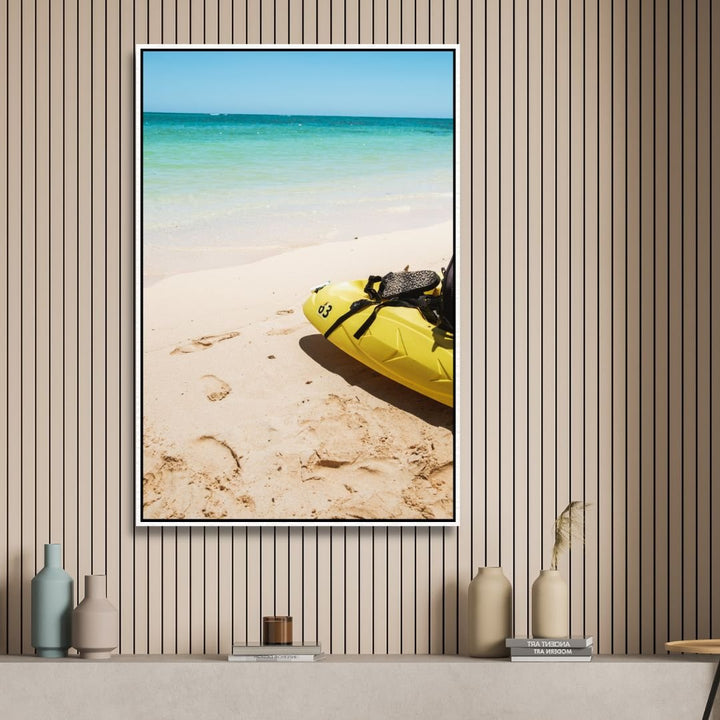 The Beach Canvas Art - Designity Art