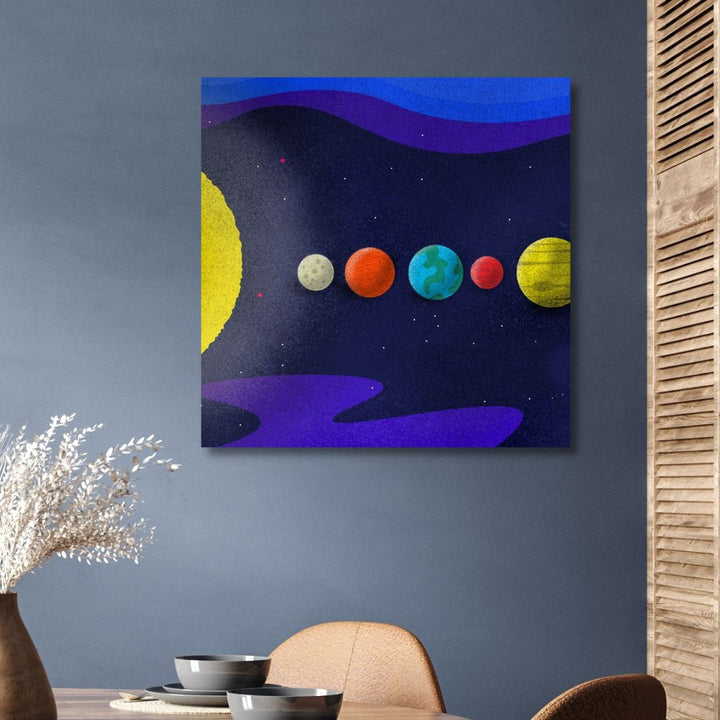 The Planets Illustration Art - Designity Art