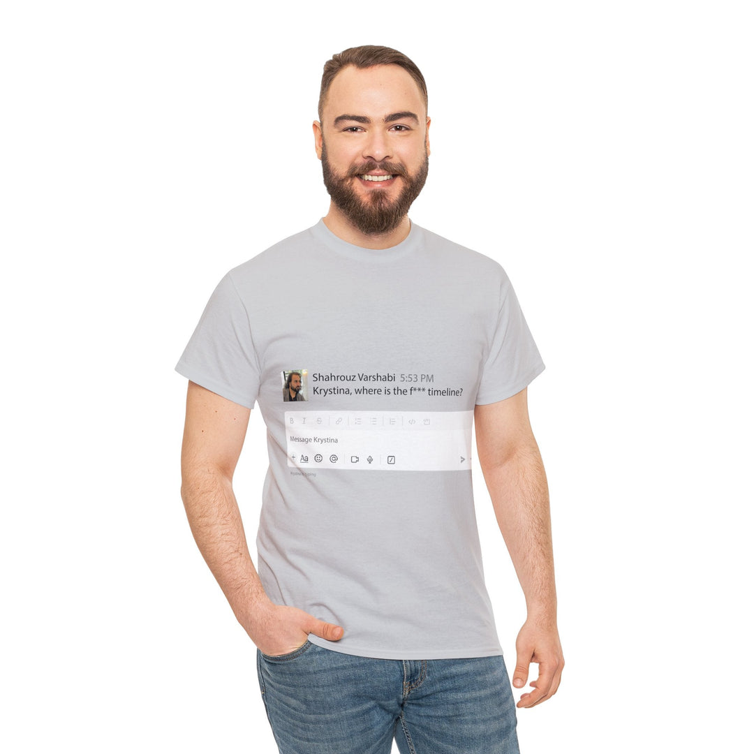 "Where is The Timeline?" Creative Designer T-shirt