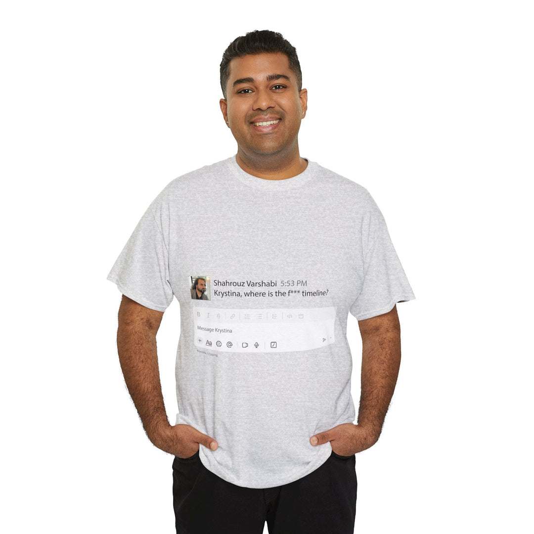 "Where is The Timeline?" Creative Designer T-shirt