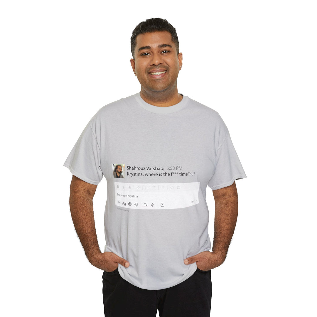 "Where is The Timeline?" Creative Designer T-shirt