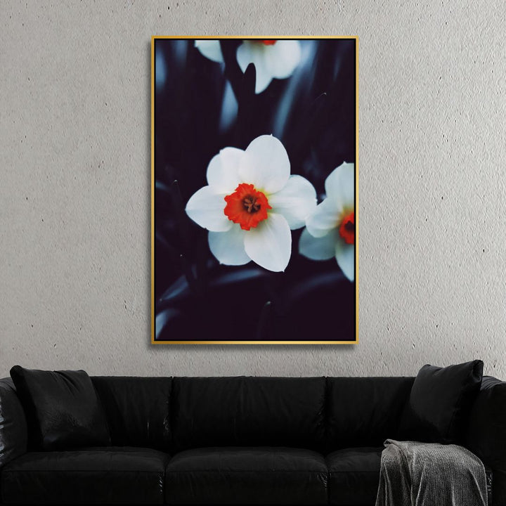 White Flower Photography Art - Designity Art