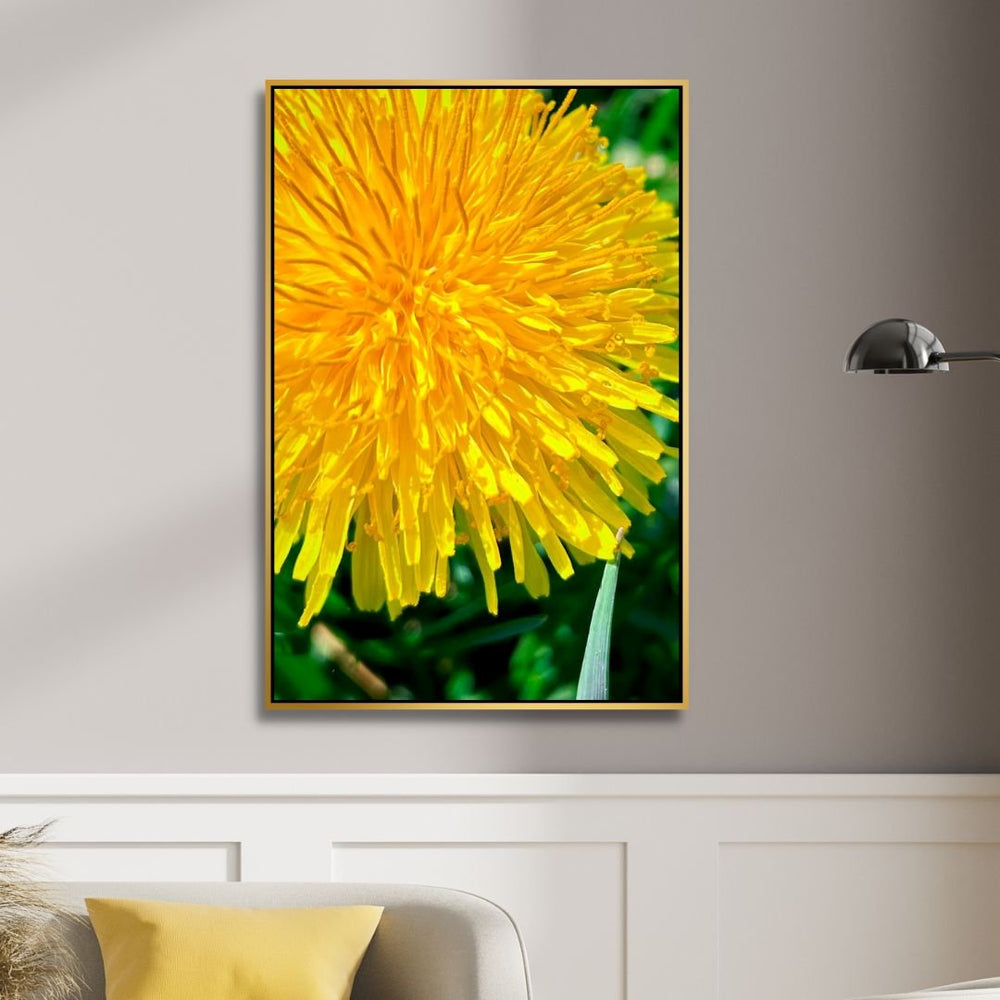 Yellow Dandelions Photography Art - Designity Art